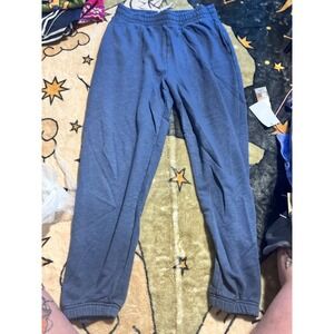 American Eagle Blue Joggers Sweatpants Lounge Medium Comfy Casual